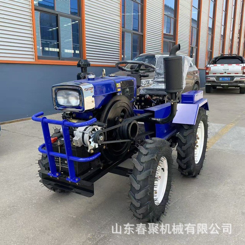 农用犁地微耕机 柴油耕田四驱翻土旋耕机 家用小型开沟挖沟机 - 图2