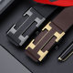 Paul toothless inner buckle non-leakable leather belt for men