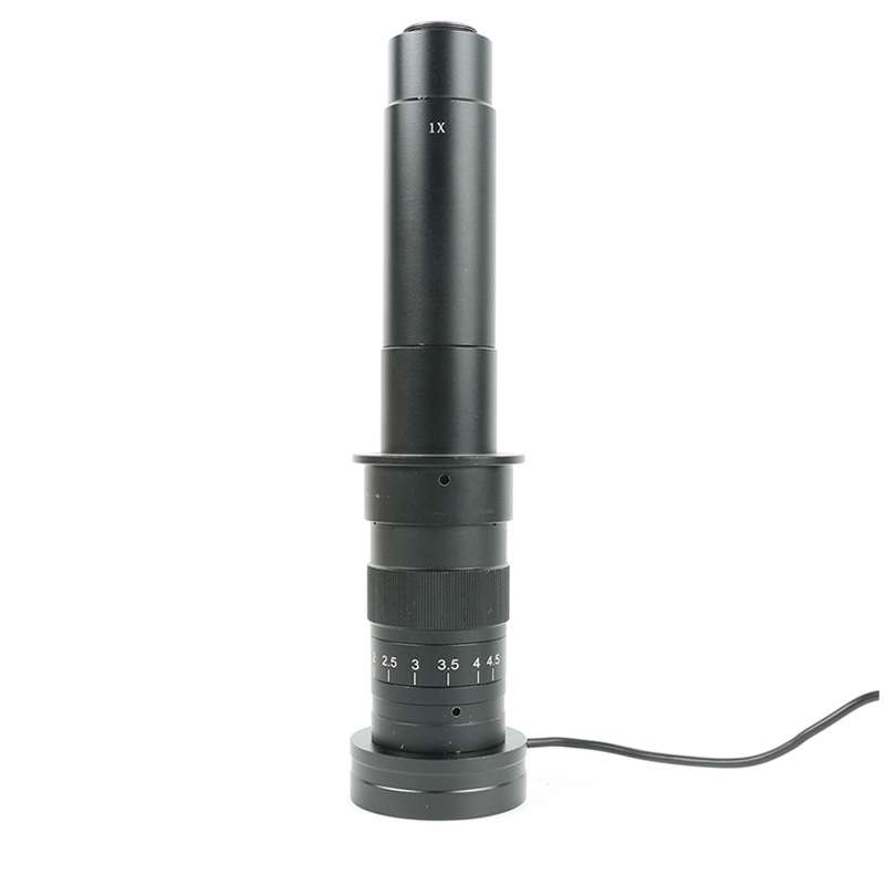 180倍镜头 安装螺纹28mm 42mm 铝合金 40 LED 可调环型 白色光源 - 图1