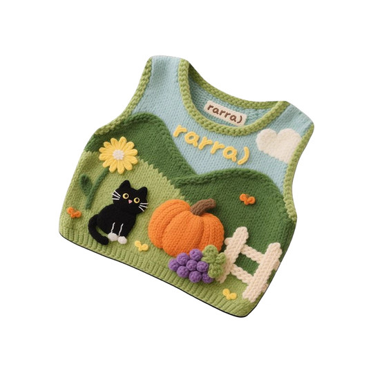 Wool vest creative ins style mouse pad