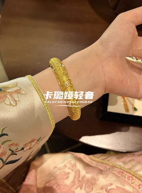 铜合金卡璐娅首饰花团锦簇手镯