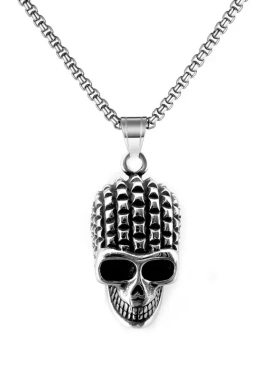 欧美钛钢配饰项链首饰复古不锈钢饰品动物吊坠直销