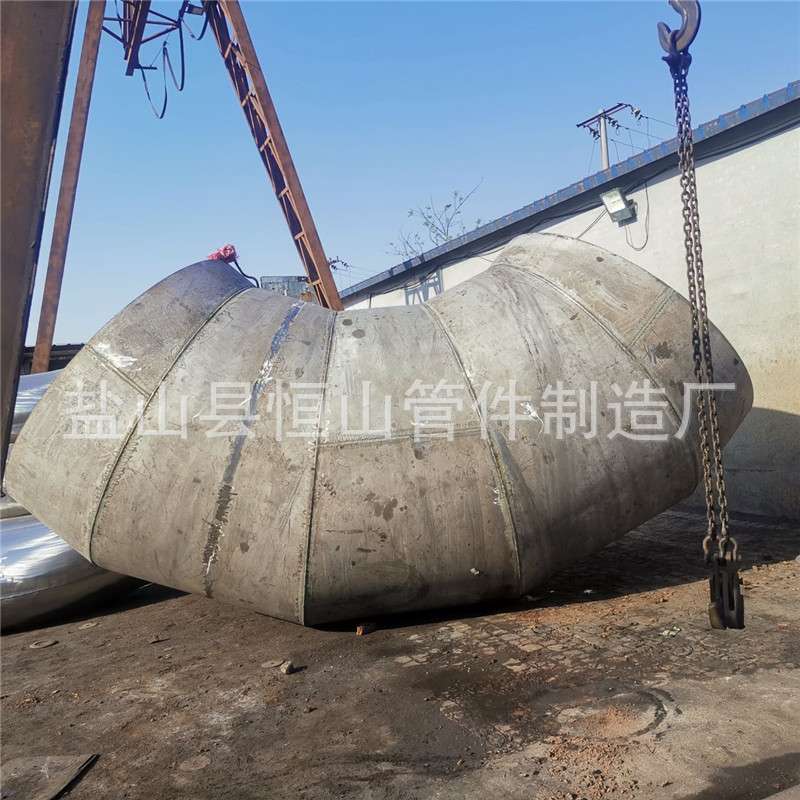 02s403大口径对焊钢制虾米腰弯头 钢板卷制90度烟道弯头 风道弯头 - 图2