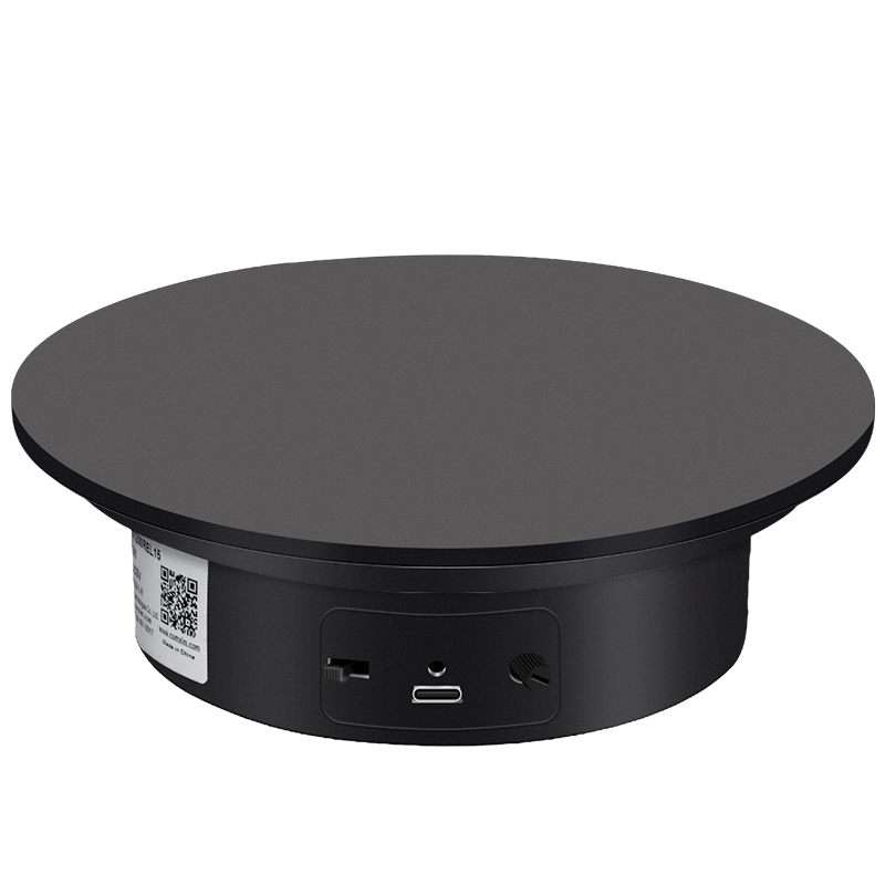 电动转盘旋转展示台摄影珠宝直播产品拍摄架模型自动拍照转台底座 - 图2