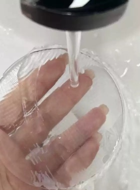超大硅胶涂擦抹身体乳手套粉扑不