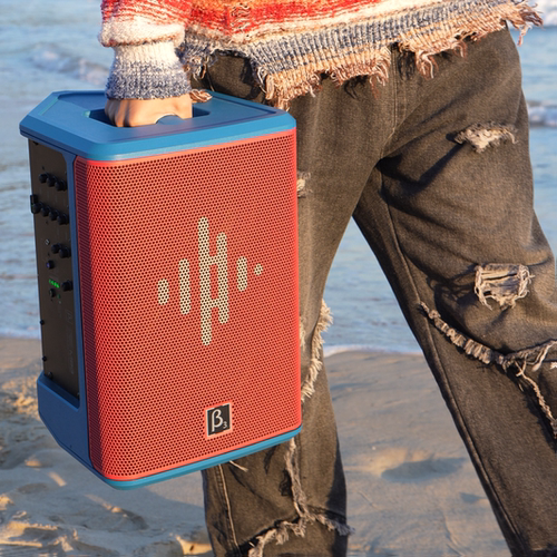 贝塔斯瑞MB3便携户外唱歌表演蓝牙音箱团建路演同轴三分频音响 - 图0