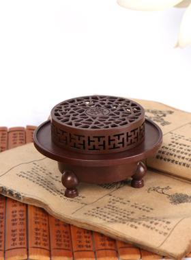 杨铜记 铜 禅香炉 家用沉香檀香炉香薰盘香炉