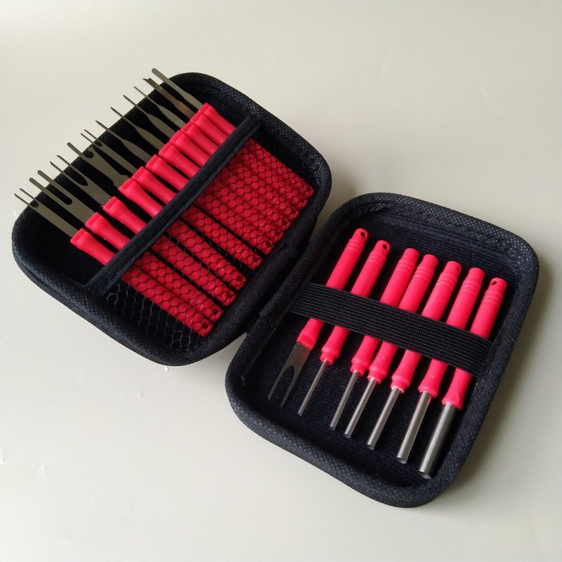 新款汽车线束退针器端子取出器不锈钢五金拆卸工具加硬防滑手柄,淘宝优惠券,粉丝福利购,淘宝优惠卷