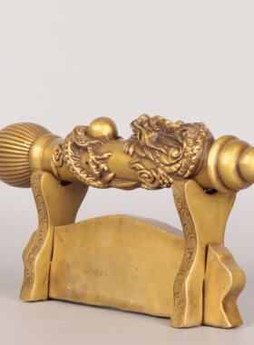 杨铜记 家居金属工艺品摆件 铜大笔发财 铜龙笔 大笔进财