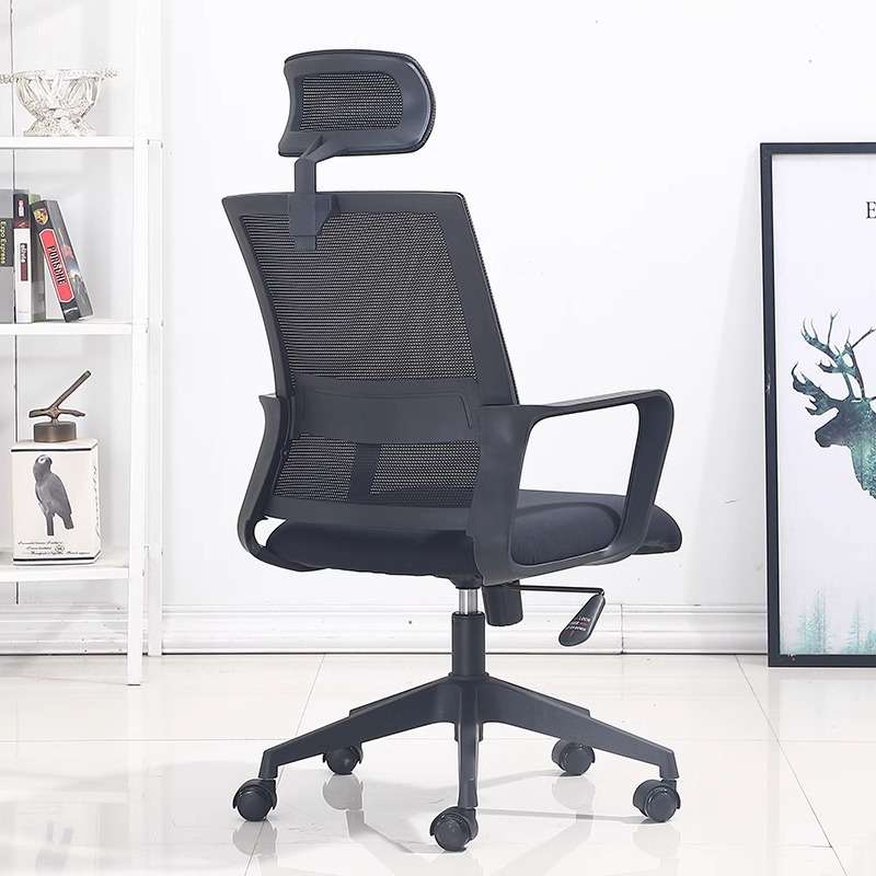 电脑椅职员办公椅中班椅透气网布升降转椅弓形会议椅子办公家用椅 - 图2