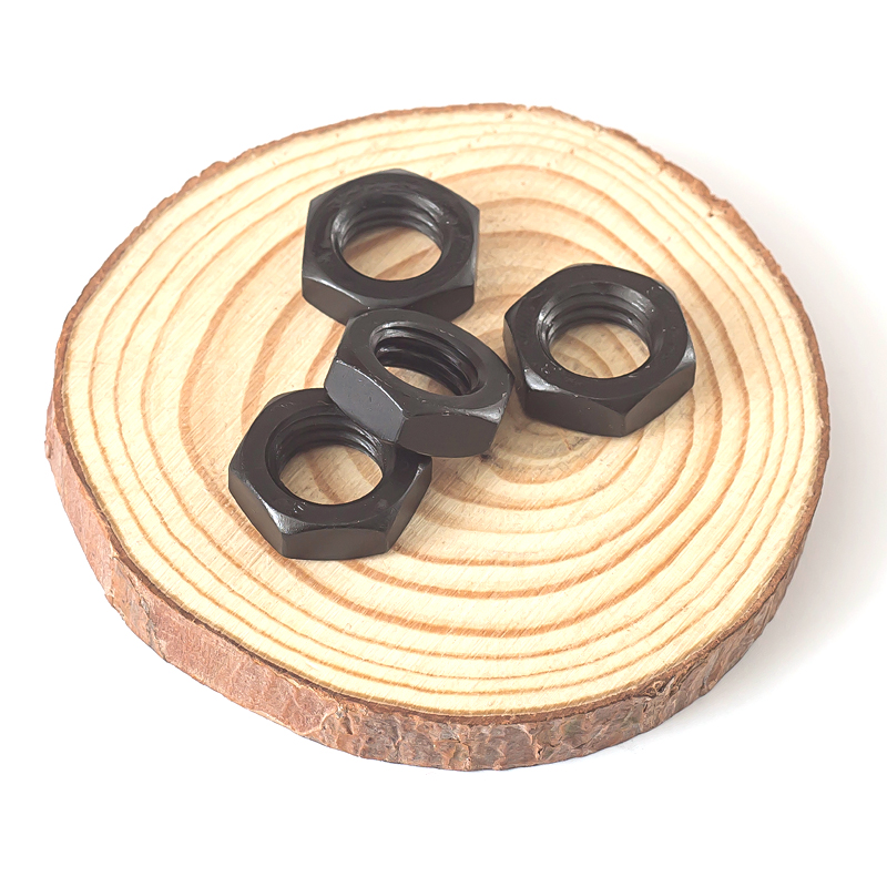 GB6172发黑六角薄螺母螺帽外六角薄螺丝帽M5M6M8M10M12M16M20M56 - 图2