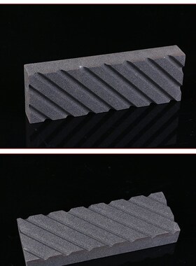 多槽黑石炭带槽油石320#目黑碳化硅油石家用厨房磨刀石砥石修正石