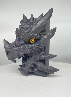 爆款商品 树脂工艺品 龙  美式居家装饰魔龙书靠小摆件