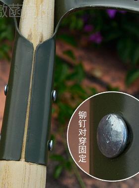锰钢园铲子铁锹BHH户外锹多功能铲子种种菜艺工铲钓鱼开荒户外具