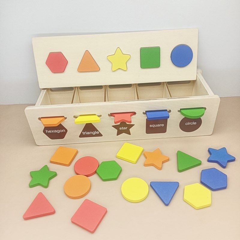 宝宝几何形状分类盒认知配对颜色识别蒙氏教具早教益智区小班玩具,淘宝优惠券,粉丝福利购,淘宝优惠卷