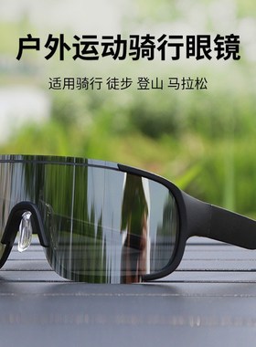 儿童骑行护目镜清登山墨镜防风防沙眼镜日夜两用骑车彩虹跑防尘
