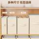 Foldable narrow and long wardrobe storage box inside drawer-style fabric storage box deepening clothes sorting tool