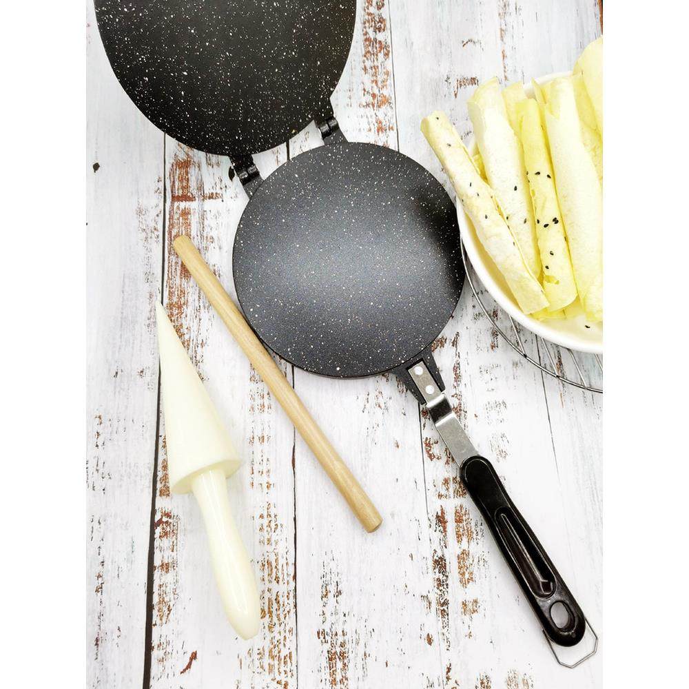 家用不粘平面光面鸡蛋卷机玉米薄饼虾片脆皮甜筒机烘培模具不沾锅,淘宝优惠券,粉丝福利购,淘宝优惠卷