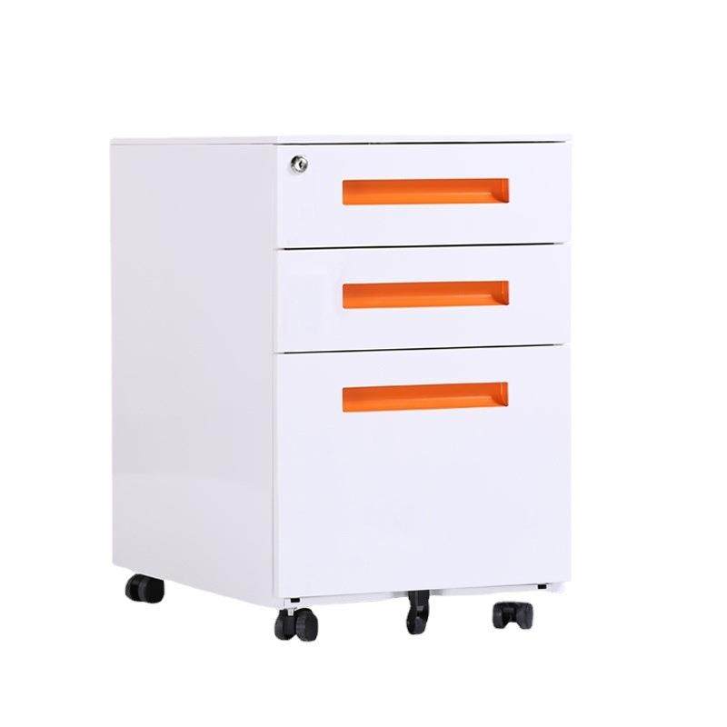 钢制活动柜办公桌下抽屉柜移动文件柜带锁桌边铁皮小柜子挂捞矮柜,淘宝优惠券,粉丝福利购,淘宝优惠卷