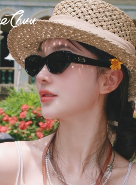 MeeChuu钉钉镜gm猫眼墨镜女