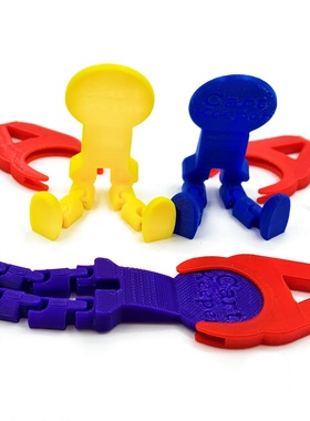 3D打印塑料工艺品购物车托架人模型摆件网红摆地摊爆款趣味摆件