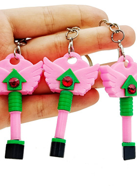 3D打印创意十足鱿鱼钥匙组件模型摆件家居装饰品摆件夜市摆摊爆款