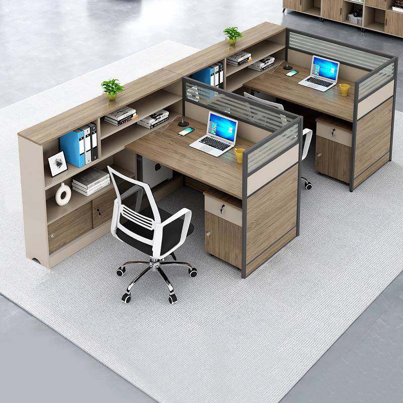 办公桌椅组合屏风隔断办公室卡座4人6人职员财务桌子办公家具,淘宝优惠券,粉丝福利购,淘宝优惠卷