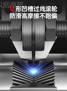 动电剥线废机钳铜用线家拨线器废旧电缆F769H7MJ去皮电线剥皮机自