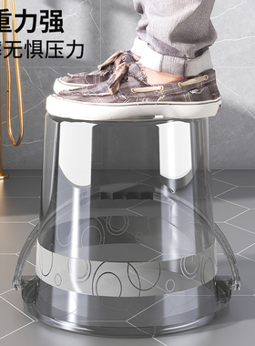 水桶塑料桶透明储水桶加厚洗澡手提桶学生宿舍家用洗衣超大容量