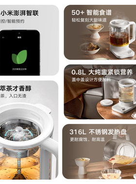 小米养生壶P1电热烧水壶煮茶壶