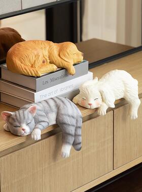 慧心巧居睡兔饰品创意桌面书柜情绪稳定饰品生日礼物乔迁礼物