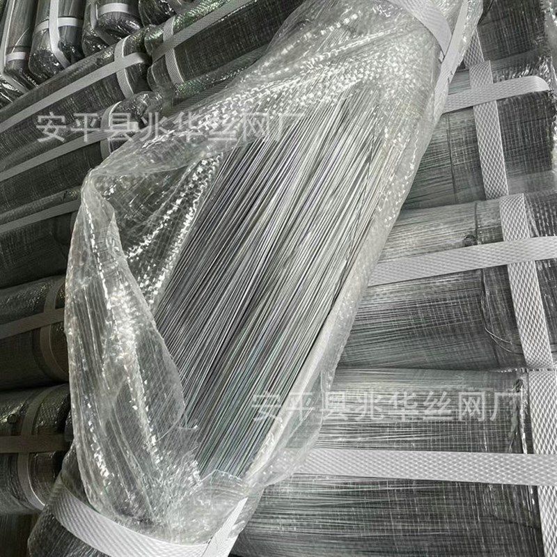 现货24# 22# 16# 18#镀锌截断调直铁丝 黑退火PVC包塑绑丝 热镀锌 - 图1