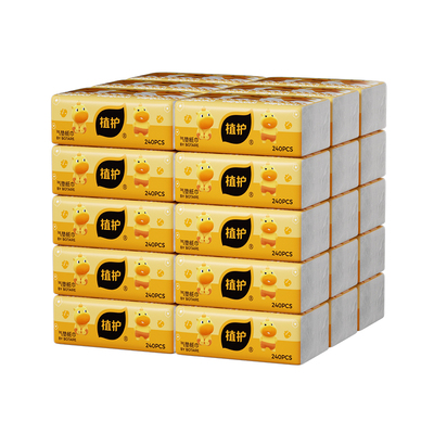 水豚噜噜联盟抽纸优等品四层加厚