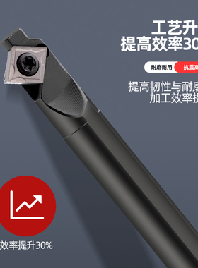 数控刀杆 50度内孔车刀杆S16Q-SCWCR09 内孔镗刀80度菱形单面刀片