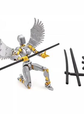 爆款龙年3D打印伊利丹六翼天使关节可动大嘴恐龙多关节可动幸运13