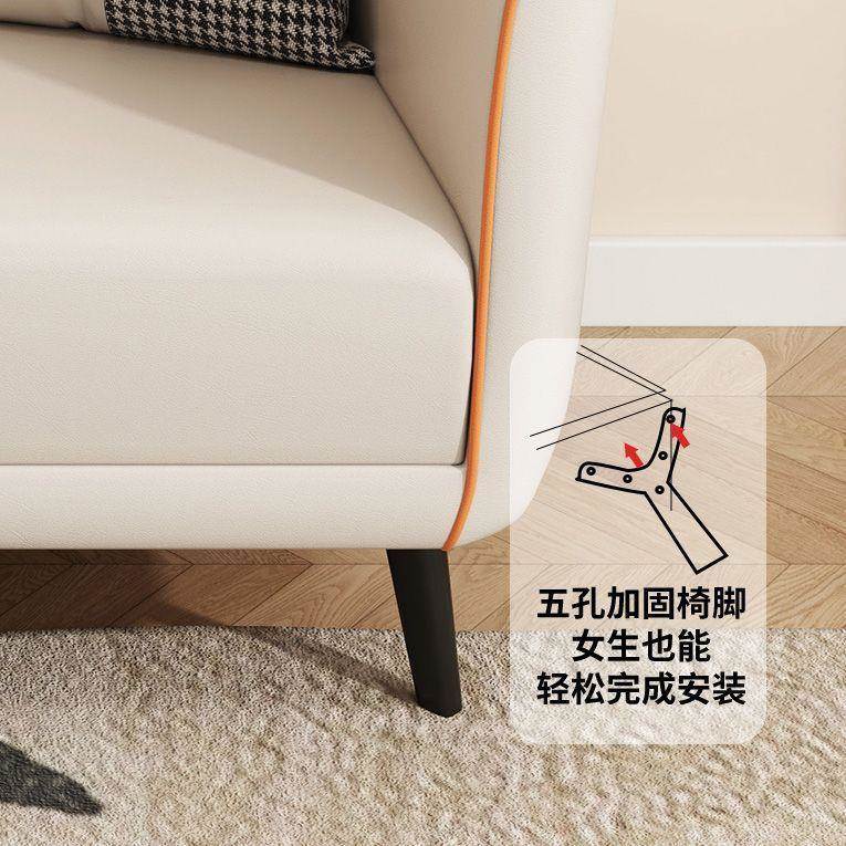 沙户发小型沙发客厅出租屋布新款2023小沙发VLP室上档次奶油科技 - 图1