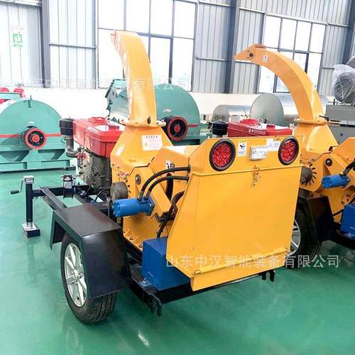 树枝粉碎机柴油大型果园杂木粉碎机移动式木屑机链板式木材粉碎机 - 图0