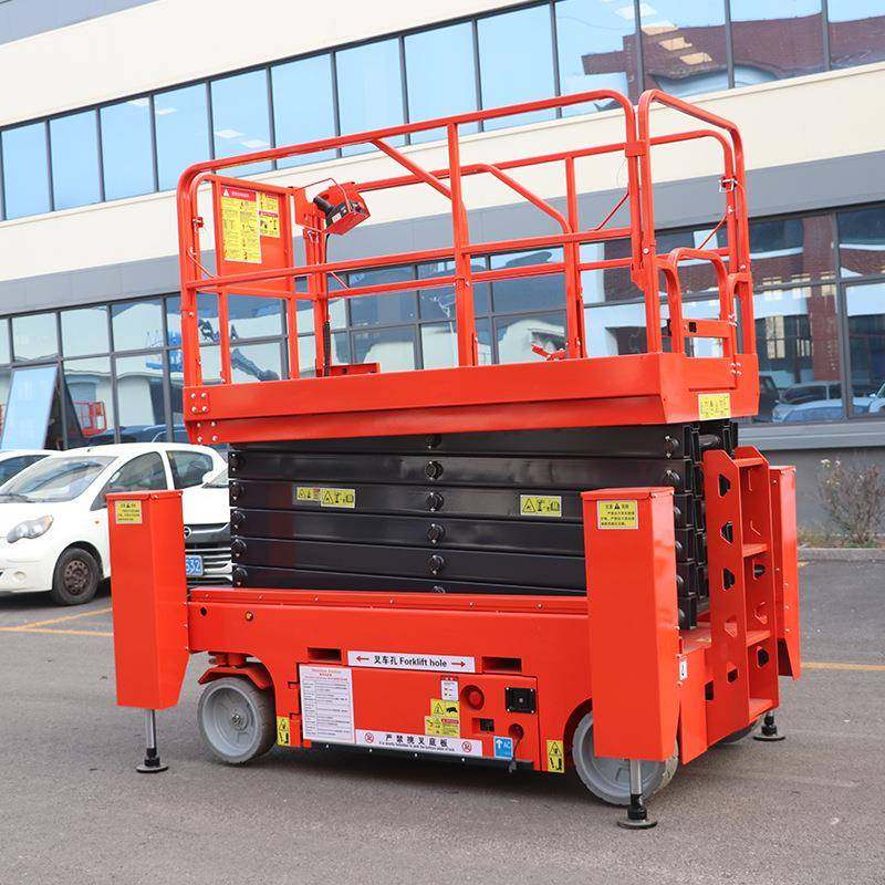 液压剪叉移动升降平台一键调平升降车交叉式工地用升降机举升机,淘宝优惠券,粉丝福利购,淘宝优惠卷