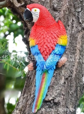 货源仿真鸟鸟类树脂工艺品  庭院花园园林挂件装饰品