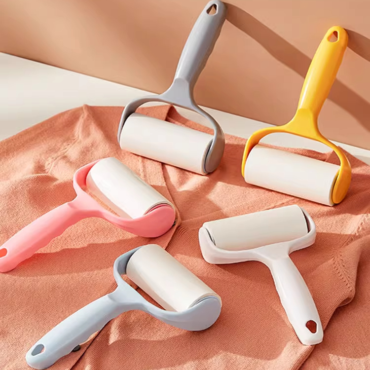 衣物沾除尘纸地毯沙发家用粘毛器可撕式滚筒吸毛器衣服粘尘纸滚轮 - 图3