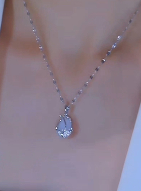 郁金香项链女小众轻奢锁骨链百搭