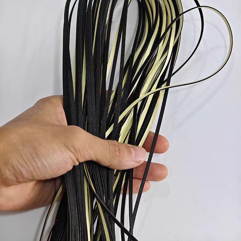 eva黑色泡棉单面胶超薄超细海绵条门窗玻璃纱窗密封条缓冲减震条 - 图3