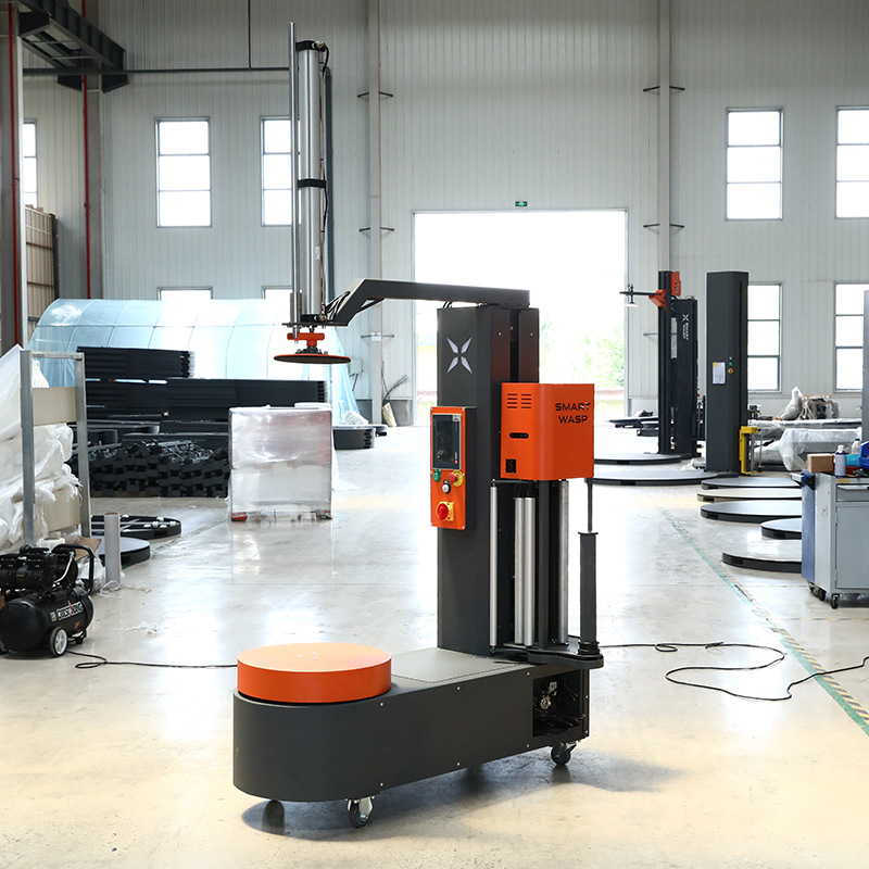 厂家 小黄蜂智能缠绕机小型自动打包缠绕机预拉伸缠绕膜包装机 - 图0