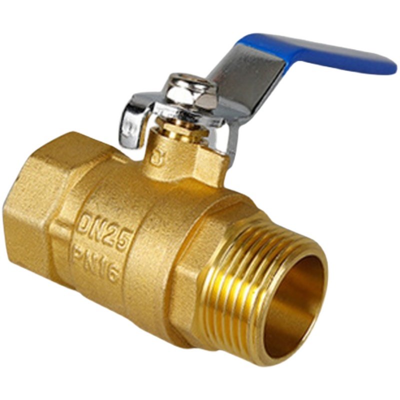 黄铜内外丝手柄球阀一头外螺纹4分DN15自来水管道加厚铜阀门DN20,淘宝优惠券,粉丝福利购,淘宝优惠卷