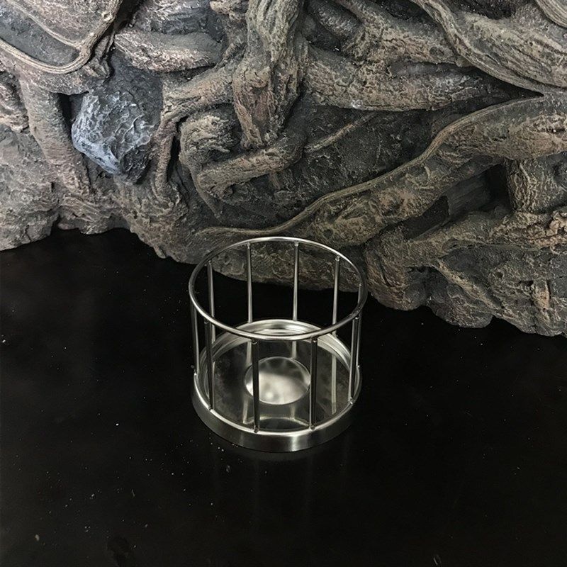 迷你乌龟喂食器 陆龟 半水龟食盘 304不锈钢宠物黄缘安缘食盆食台,淘宝优惠券,粉丝福利购,淘宝优惠卷