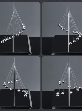 办公室桌面摆设家居装饰摆件牛顿摆球非永动物理惯性撞球商务礼品