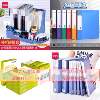 Deli Office Supplies Stationery Collection One-stop Purchase Desktop Storage File Rack Calculator A4 Paper Finance Office Supplies Ticket Folder Wholesale