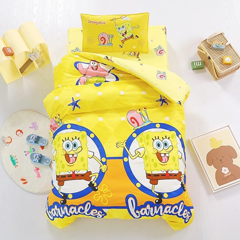 库洛米幼儿园被子三件套全棉被褥六件套宝宝午睡婴入园儿童床品,淘宝优惠券,粉丝福利购,淘宝优惠卷