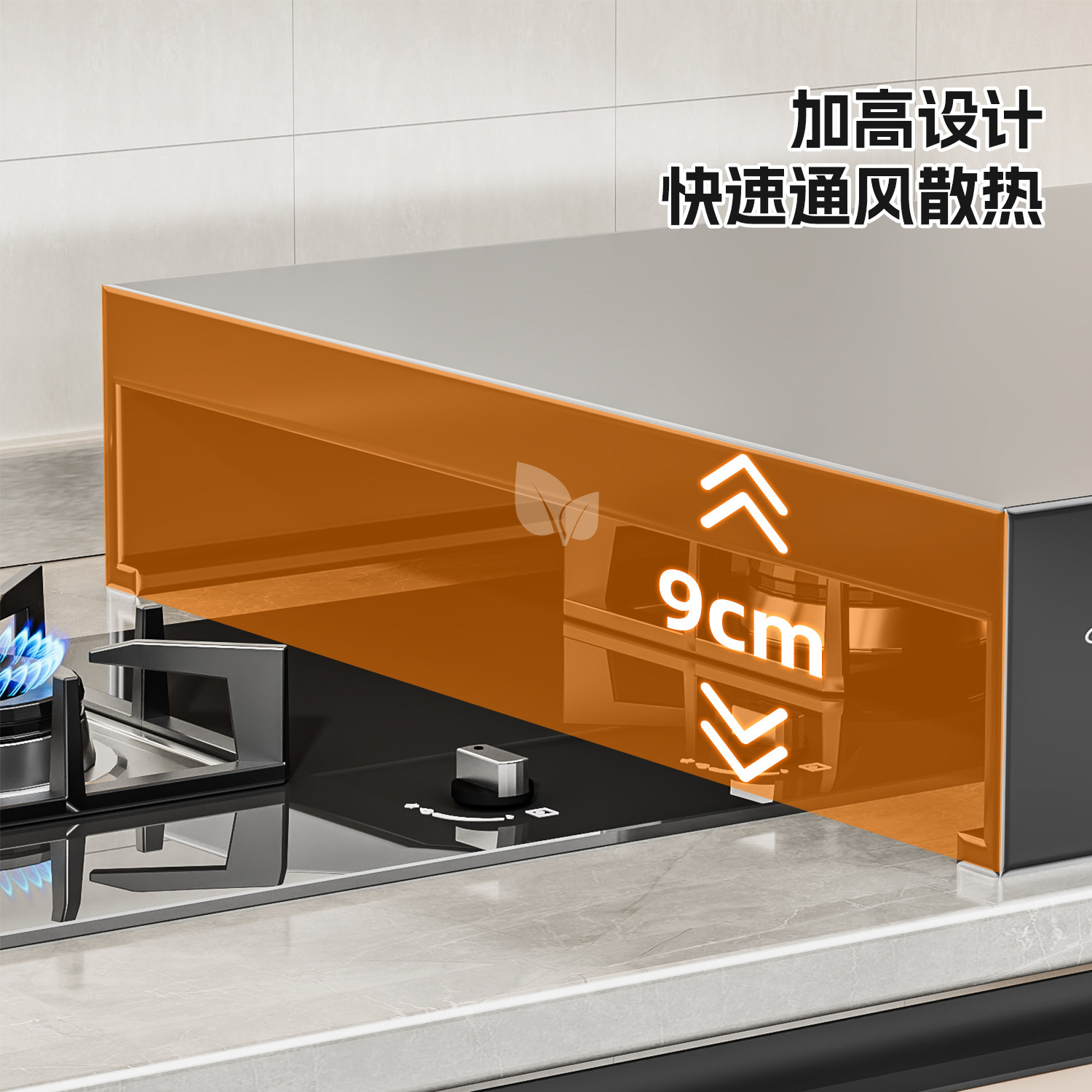 厨房燃气灶盖板罩煤气灶遮挡板加高台面放锅备菜置物架电磁炉支架,淘宝优惠券,粉丝福利购,淘宝优惠卷