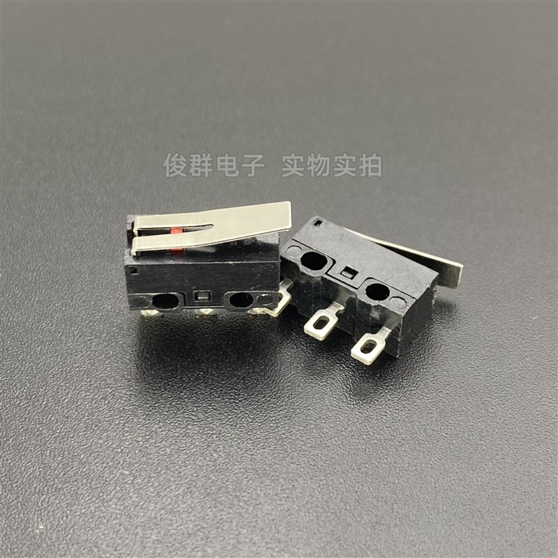高铭COMAX MS-118405-B小型微动开关行程限位雷蛇罗技鼠标按键3脚 - 图2